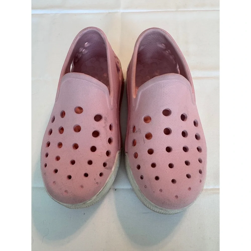 Cat & Jack Toddler Girls Pink Perforated Slip On Water Shoes Size 11